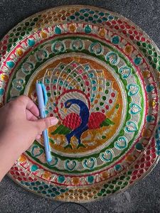 Rakhi Thali Or Plate For Pooja And Festivals