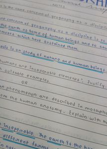 CLASS 12TH GEOGRAPHY NOTEBOOK WITH FULL CHAPTERS