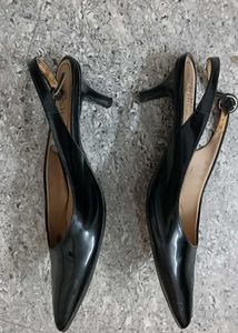 Pointed Toe Sling Back Heels