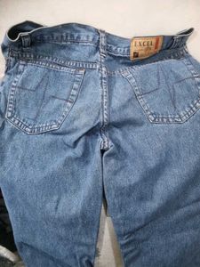 Thrifted low waist Floral Denim Jeans