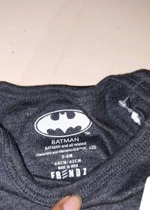 Baby Batman Onesie And Cap
