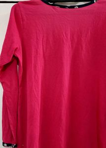 Girls Red Top For Sale (Size: M, Upto12 Years)