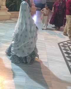 Elegant Floral Print Lehenga Choli