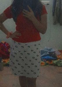 Kook N  Keech Branded Mini Skirt