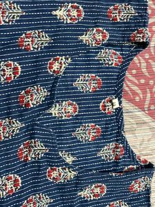 Blue Printed Short Kurti For Women