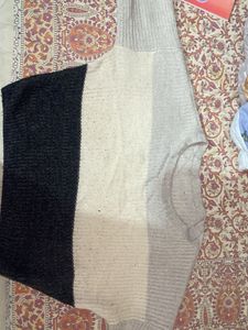 Color Block Knit Sweater