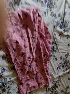 Pink Printed Palazzos