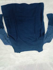 Cold Shoulder Top| Nevy Blue 💙