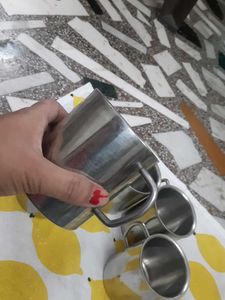 Steel Cups Set