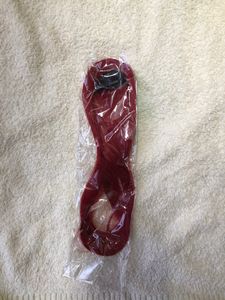 Red Clip-on Hair Extension (2 Strips)