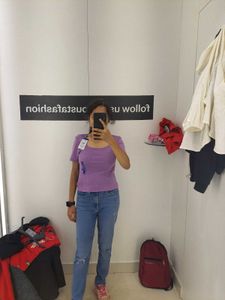 YOUSTA FITTED CROP TOP