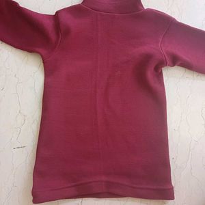 Cottswool High Neck Kids Thermal Tee - Set