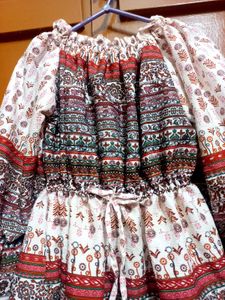 Boho style Stretchable Peasant Top