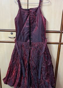 Maroon Midi For Small Girls