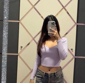 H&M Lavender Crop Top