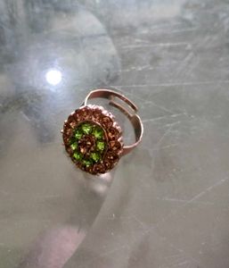 Vintage Jeweled Cocktail Rings - Set of 2