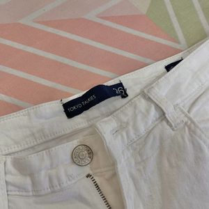 tokyo talkies white wide leg jeans