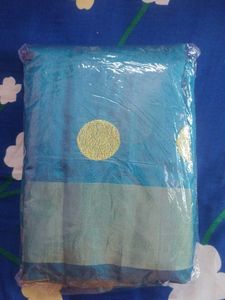 NEW  Elegant Blue Saree
