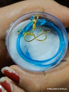 Brand New Unused Unique Glass Earrings