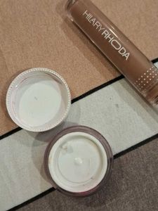 Hilary Rhoda and just herbs lipstick