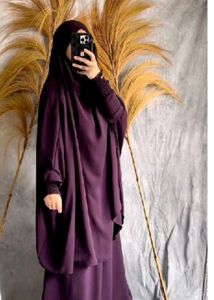 Beautiful Nida Fabric 2 Piece Khimar