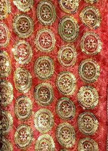 RED &amp; GOLD  CHUNNI/CHUNRI