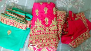 Elegant Half Saree with Blouse