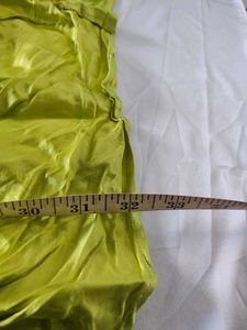 Zara Metalic Shine Silky Dress