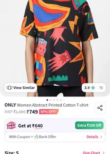 Only- 2 T-Shirts combo Funky Graphic Tee Bundle