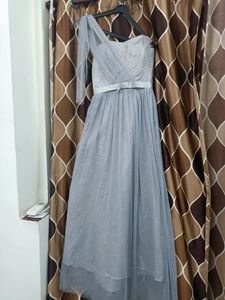 Grey Colour Gown