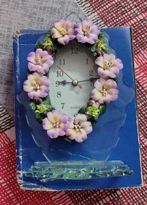 Glass Table Clock