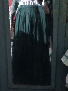 Dark Green Lehnga Choli, Simple Festive Wear