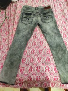 Acid Wash Denim Jeans