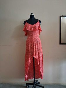Symmetrical Floral Dress