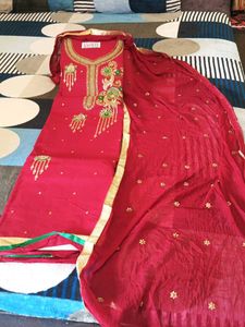 Heavy Work Suit With Duptta