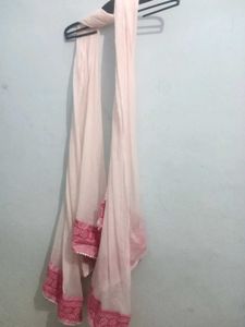 Pink Embroidered Tunic Dress