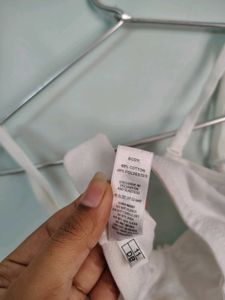 White Comfort Bra