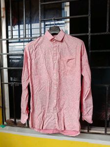 Pink Patterned Long Sleeve Shirt