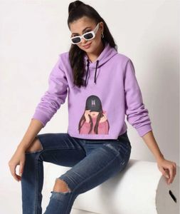 Crop Top With Hoodie