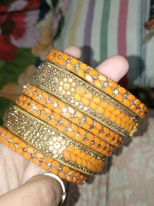 Orange Bangle Set