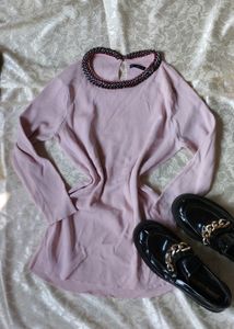 Zara Neck Work Top