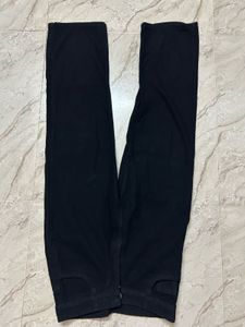 Wide Leg Black Denim Jeans