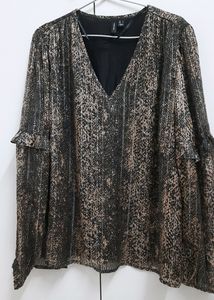 Animal Print Top New Unused