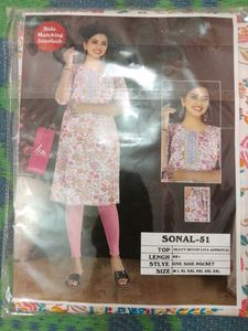 One side pocket kurti