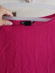 Pink Long Sleeve knit Top