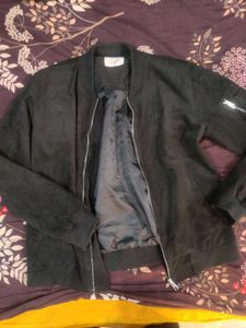 Men's Black premium Bomber Jacket