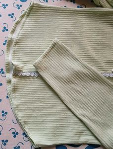 Mint Green Lace Trim Top