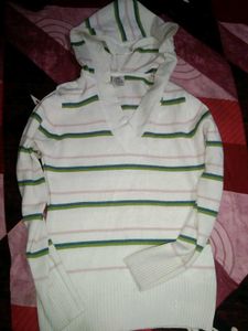 Striped Hoodie Sweater