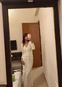 Elegant Lace Maxi Dress