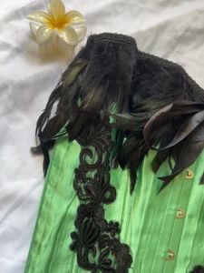 Midnight Feather Corset